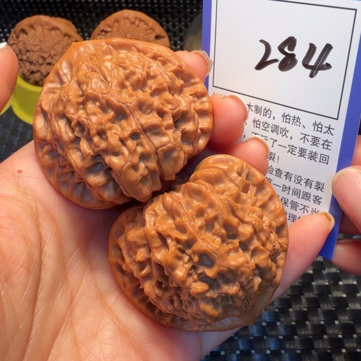 文玩核桃把件284官帽49