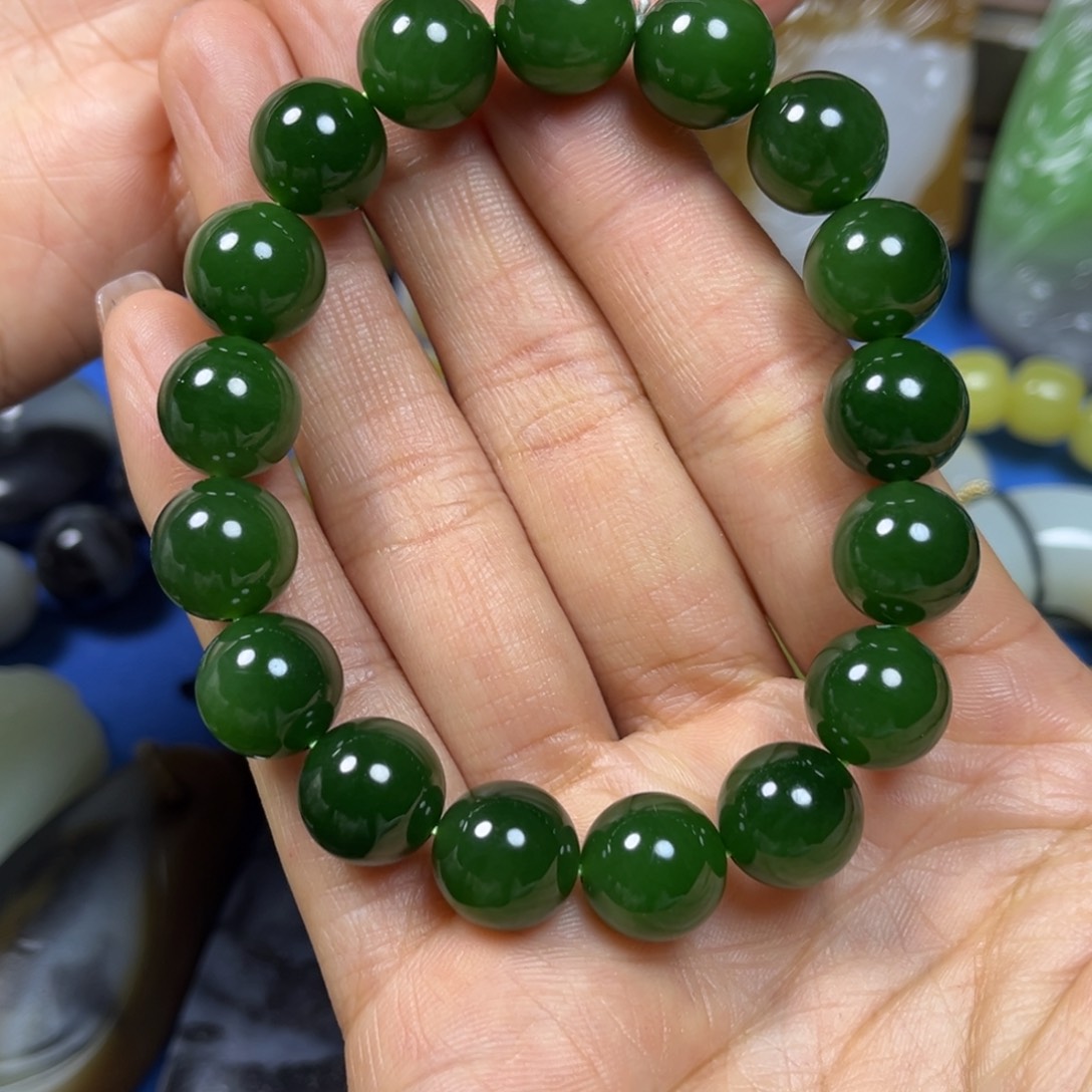 和田玉未镶嵌手串