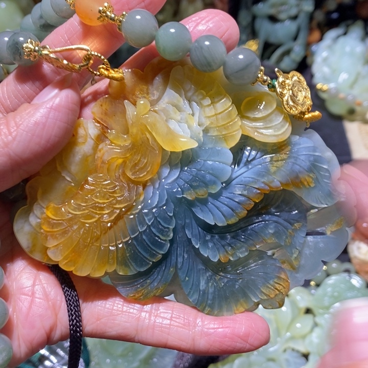 岫玉岫玉吊坠未镶嵌