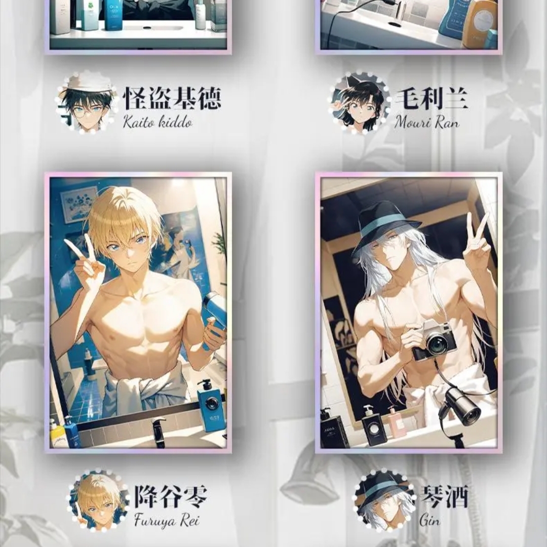 柯南 草莓文创X一弹系列画室级亚克力色纸周边默认代拆