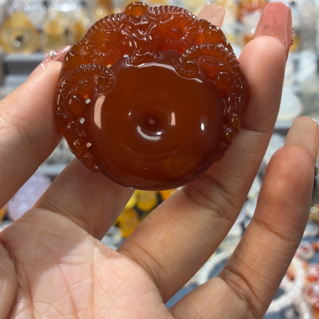 玛瑙/玉髓未镶嵌吊坠(不含链)