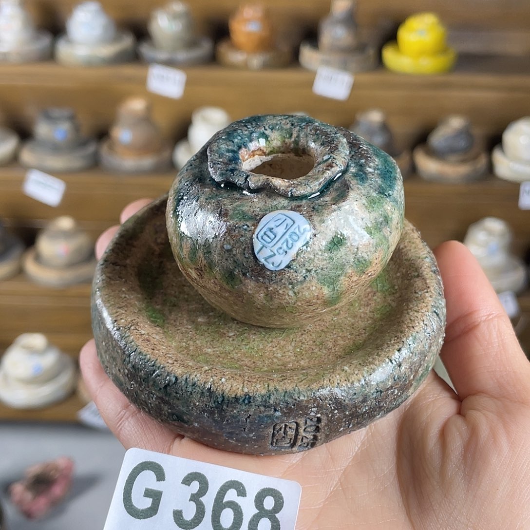 坛子姐花盆  小白孤品 新品匣钵土一套 内口1.7百搭