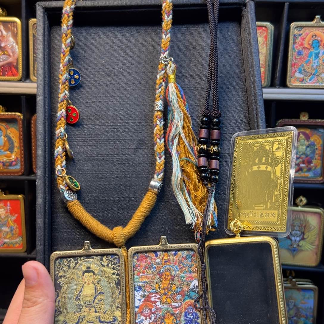 吊坠美丽的小镇和美丽