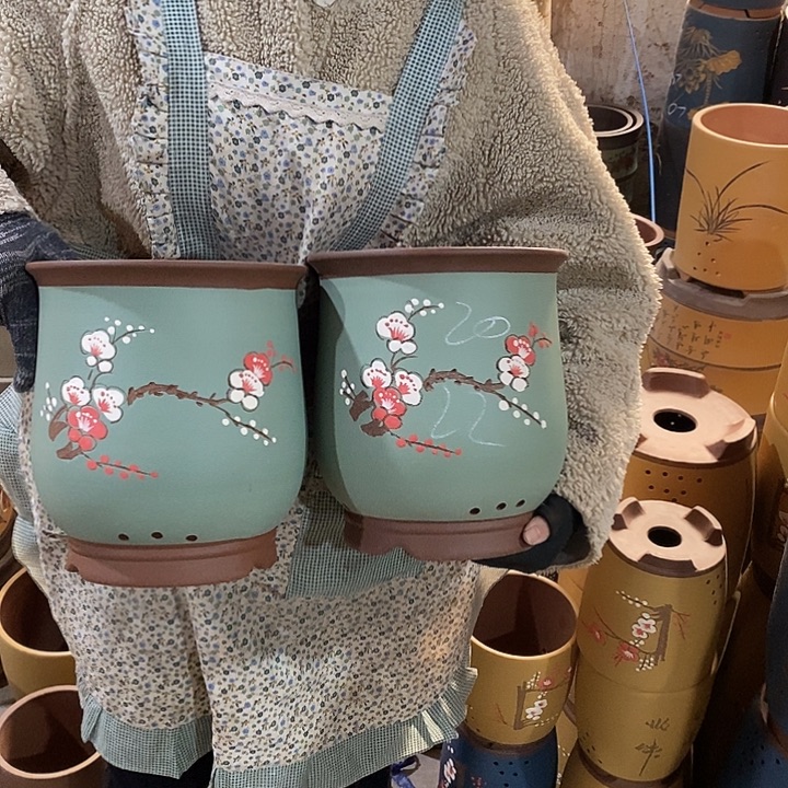 紫砂花盆紫砂花盆