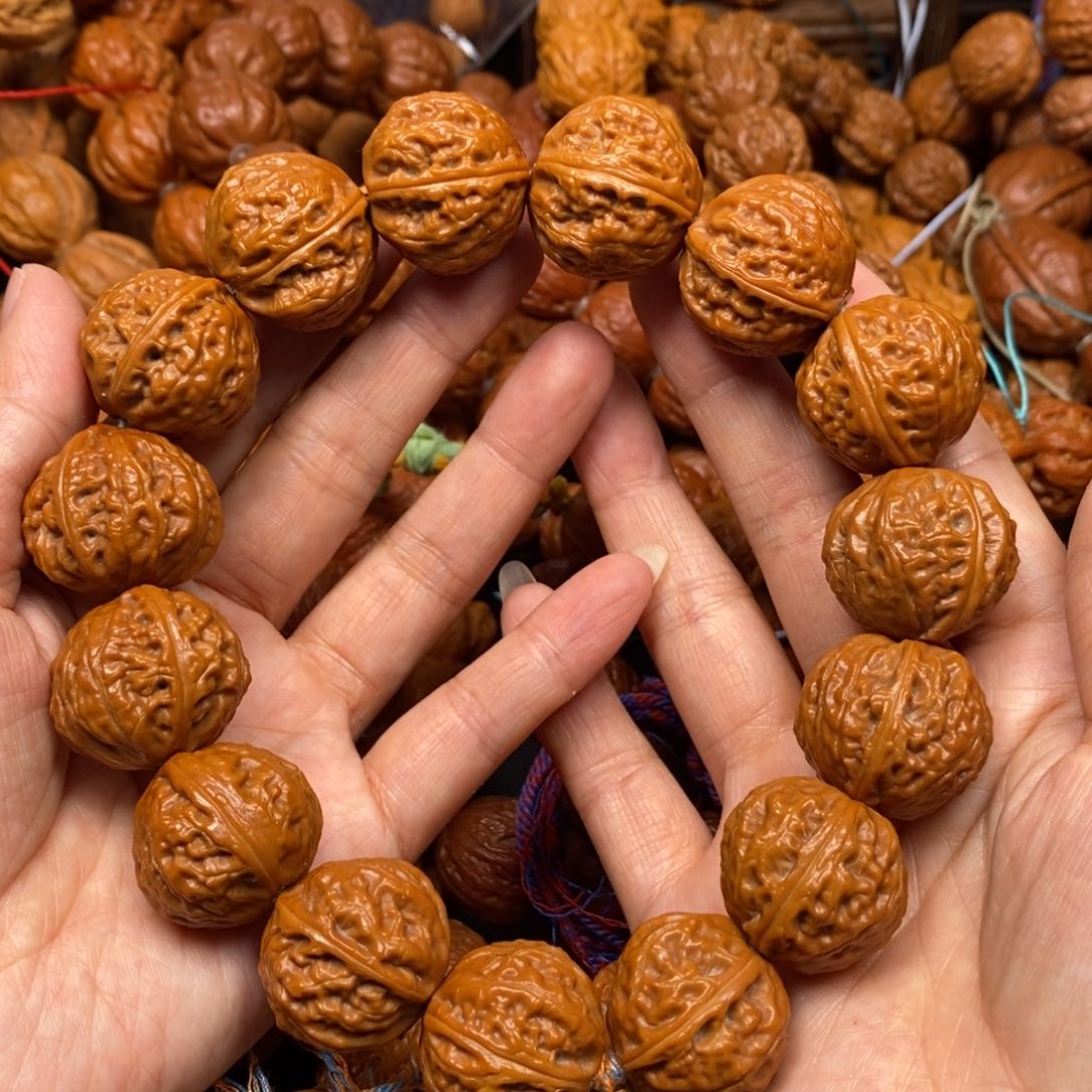 桃核手串麒麟板栗