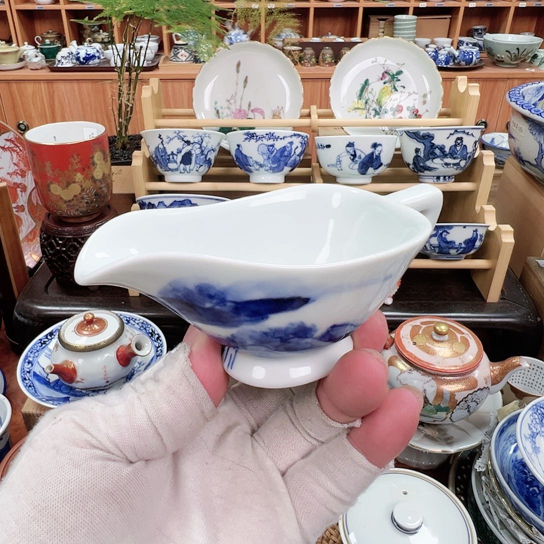 柴窑茶具茶杯茶壶公道杯嘉峯