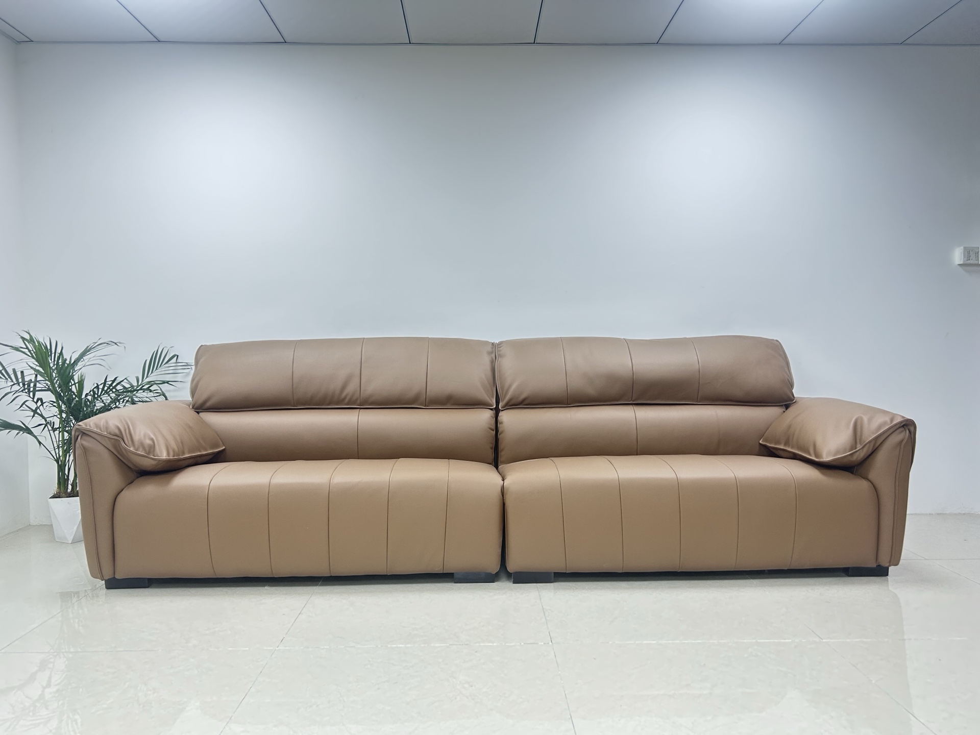 【钢琴键沙发】升级高靠背款钢琴键沙发极简客厅创意意式直排沙发