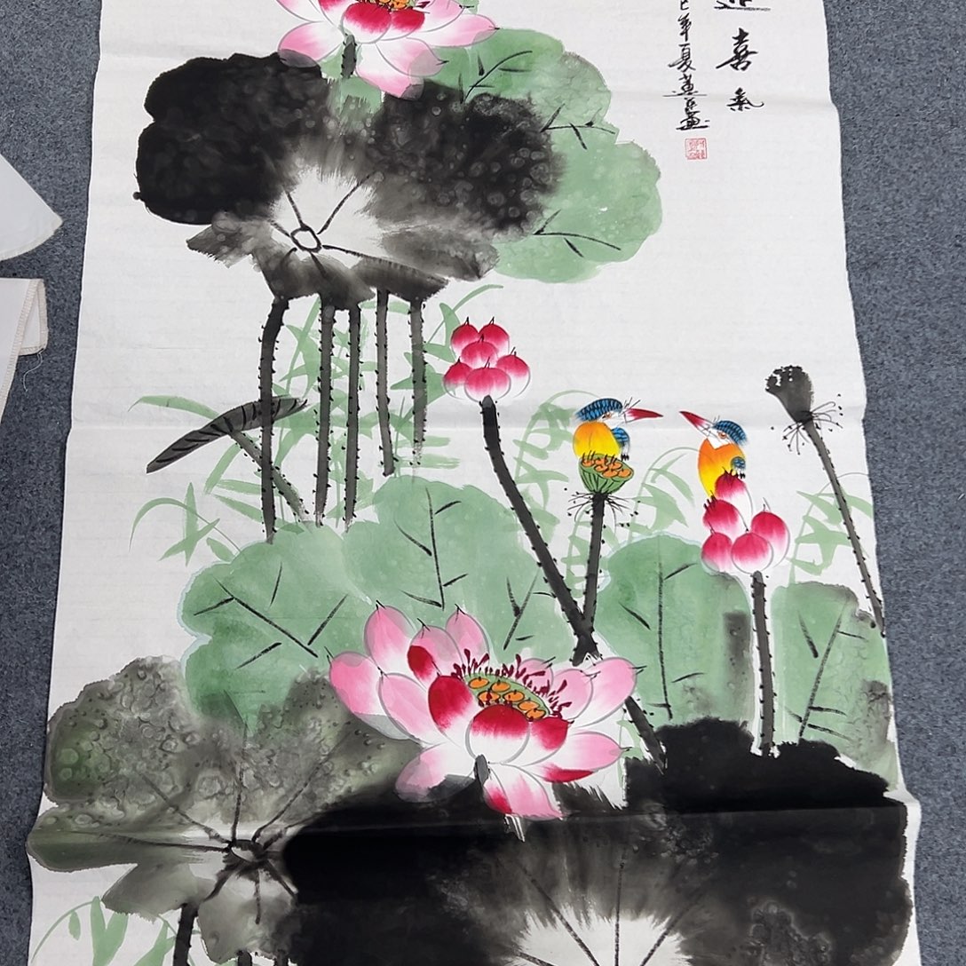 国画纯手绘作品图