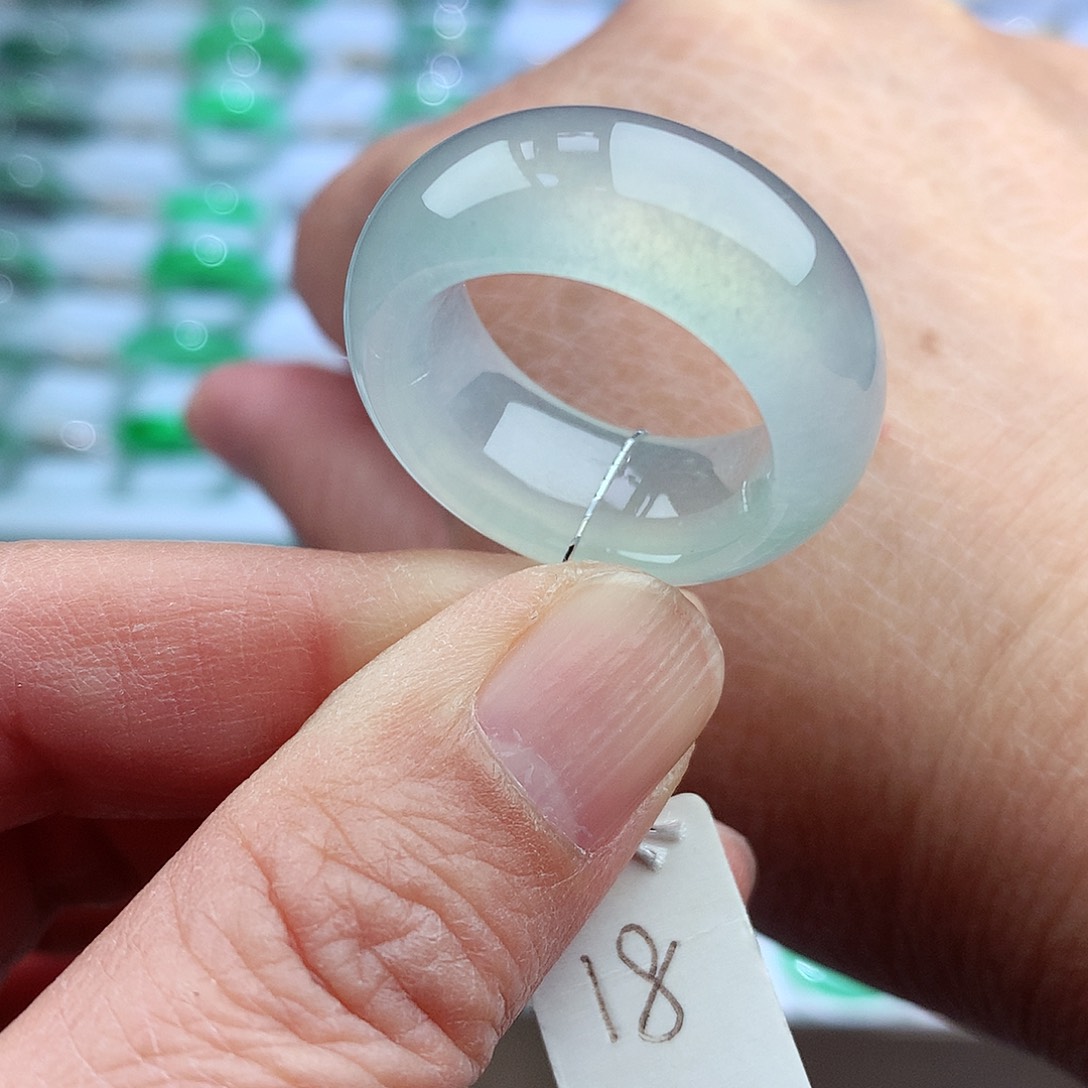 未镶嵌戒指翡翠18号