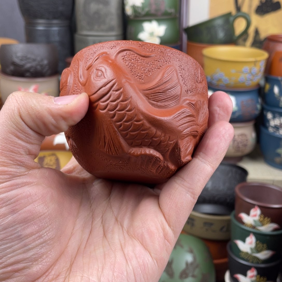 紫砂茶杯紫砂茶杯