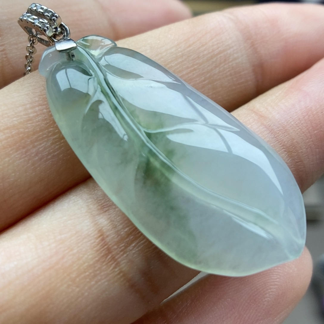 翡翠银S925镶嵌颈饰吊坠