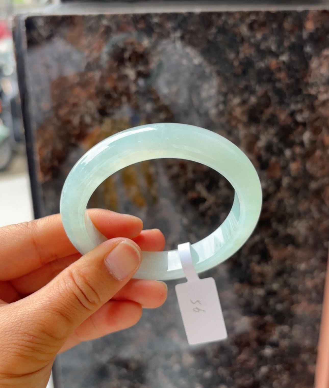 XCA（上新）强强推五十六圈翡翠a货手镯