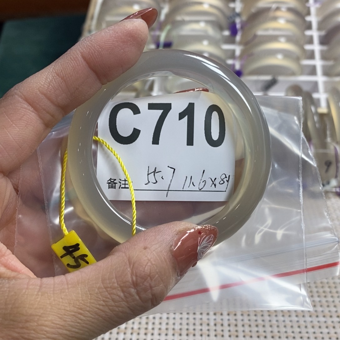 玛瑙/玉髓手镯未镶嵌芭***·