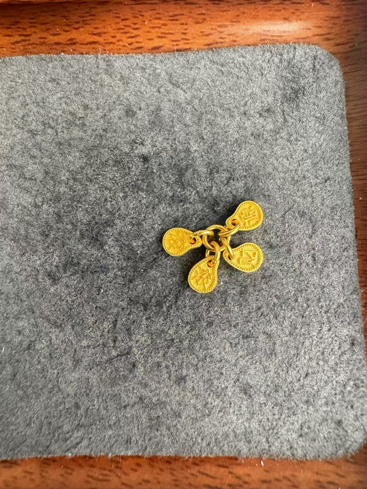 足金999 古法工艺财源滚滚吊坠