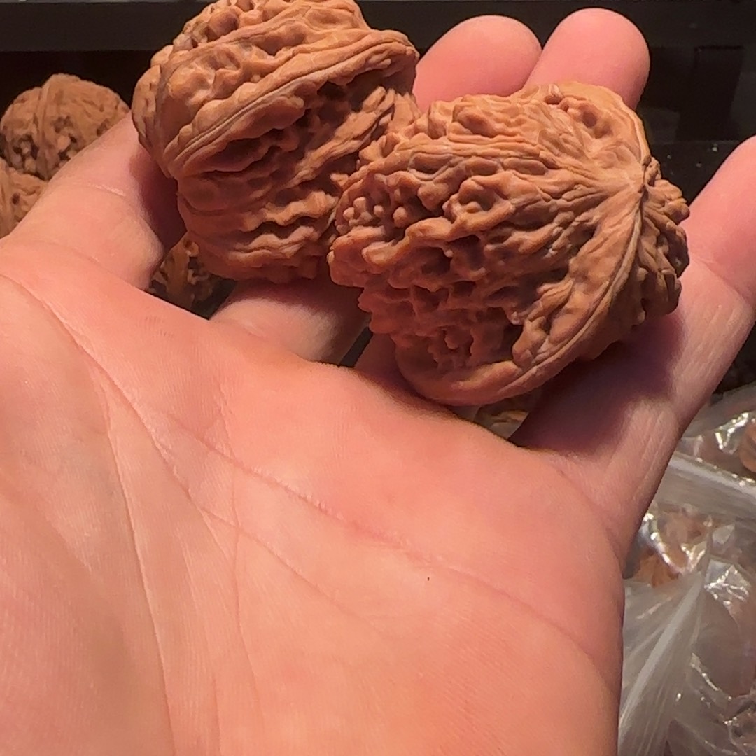 桃核把件笑四座楼狮子头43