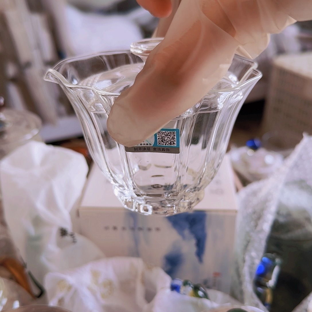 【闪购商品】高硼硅玻璃茶水分离W266 白