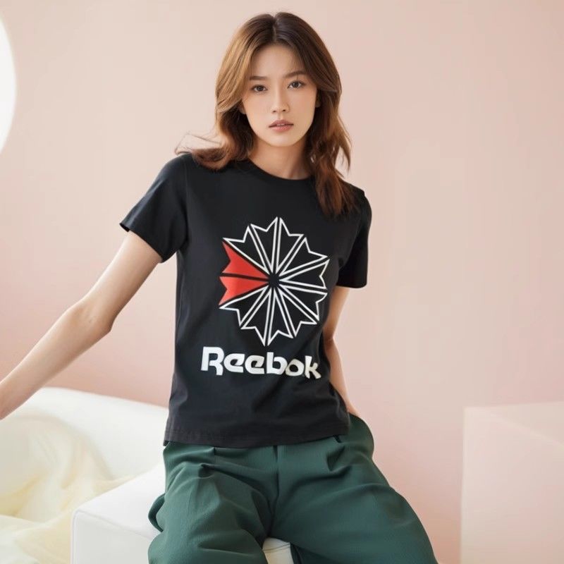 Reebok/锐步BS3747 经典百搭时尚透气棉T恤女子