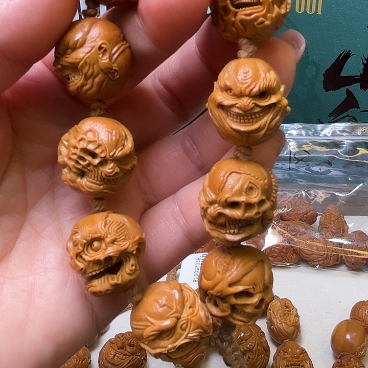 虫****橄榄核手串/手链纯手工向死而生翟