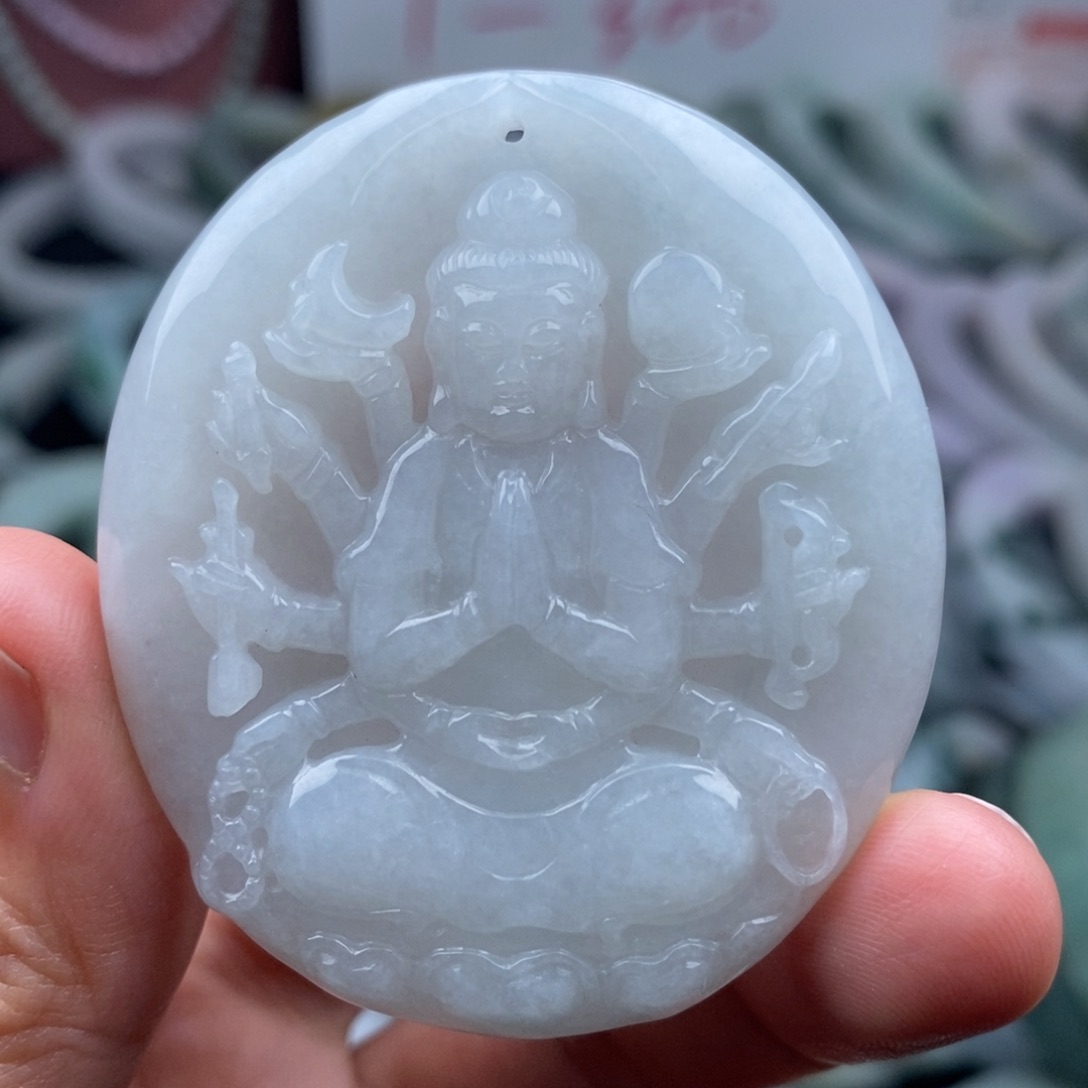 翡翠颈饰未镶嵌挂件