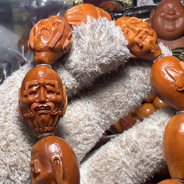 压***力橄榄核手串/手链手工八大尊者须派