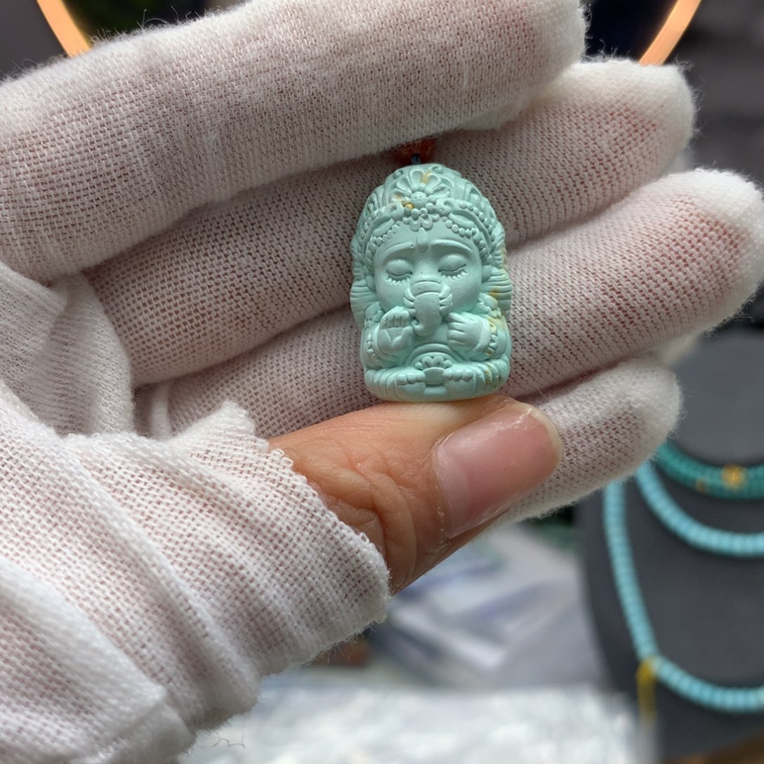 绿松石挂件未镶嵌