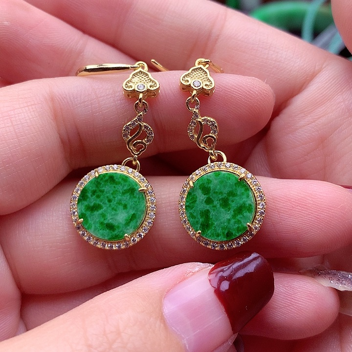 翡翠颈饰银S925镶嵌翡翠