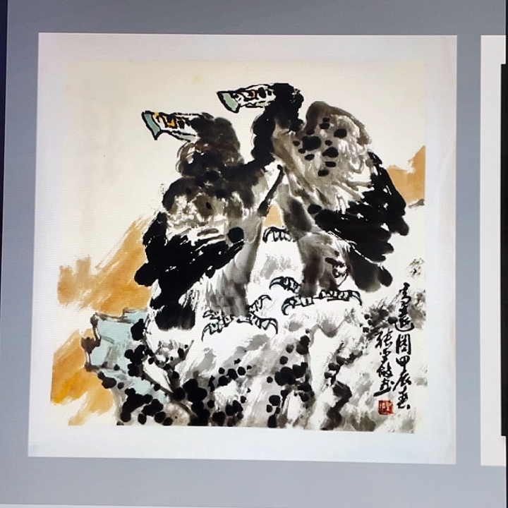 国画张圣敏先生纯手绘作品