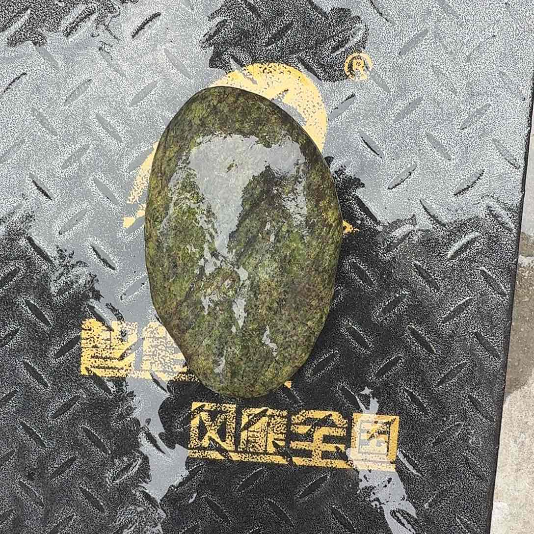 子***墨蛇纹石玉未镶嵌藏玉药王石茶壶