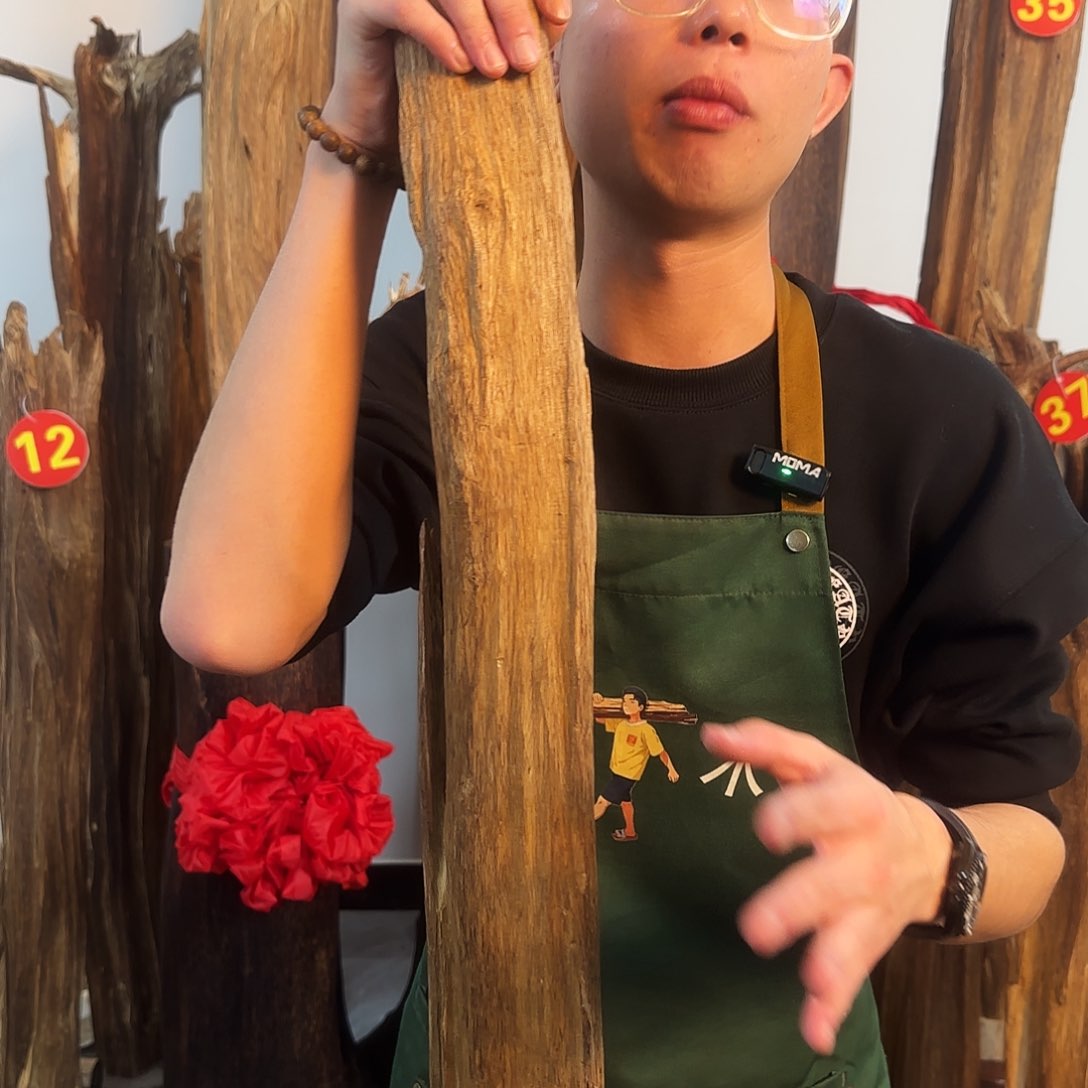 沉香摆件天然沉香原木摆件➕底座