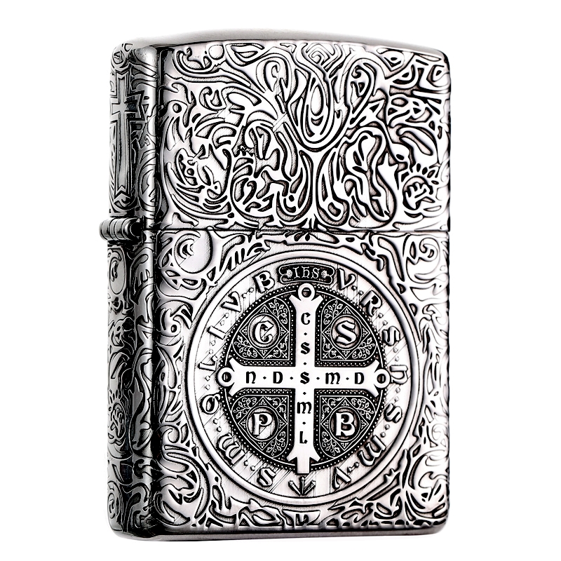 ZIPPO打火机W纯银盔甲康斯坦丁牧师