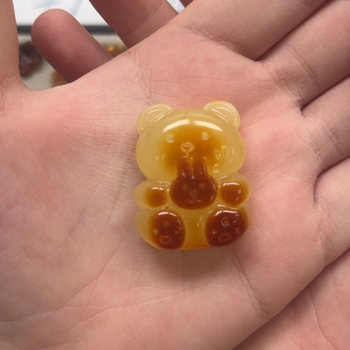 裸石琥珀未镶嵌天然蜜蜡配件