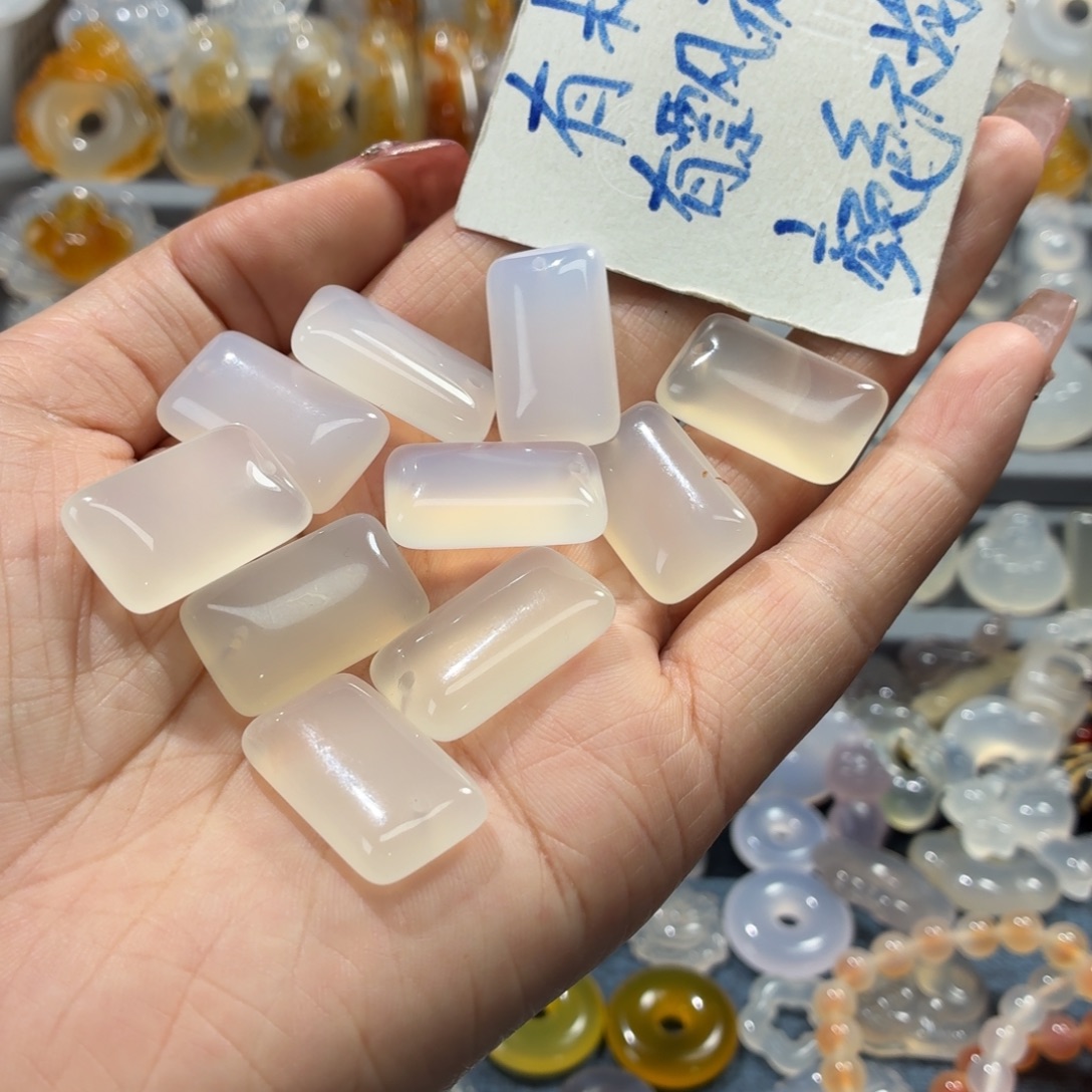 玛瑙/玉髓未镶嵌吊坠(不含链)