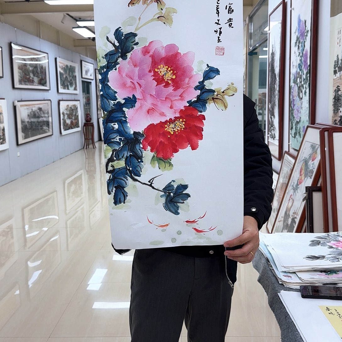 国画国画作品集一个由一