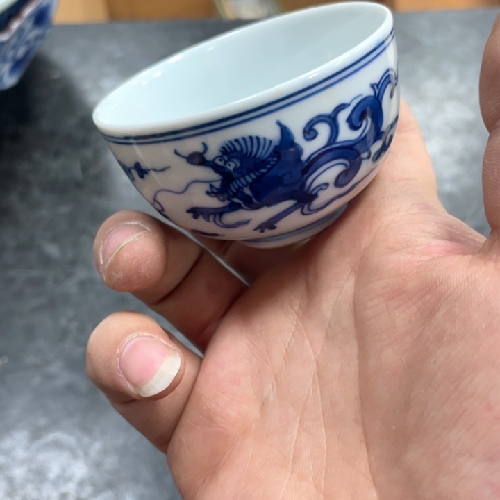 瓷片瓷制作工艺品摆件