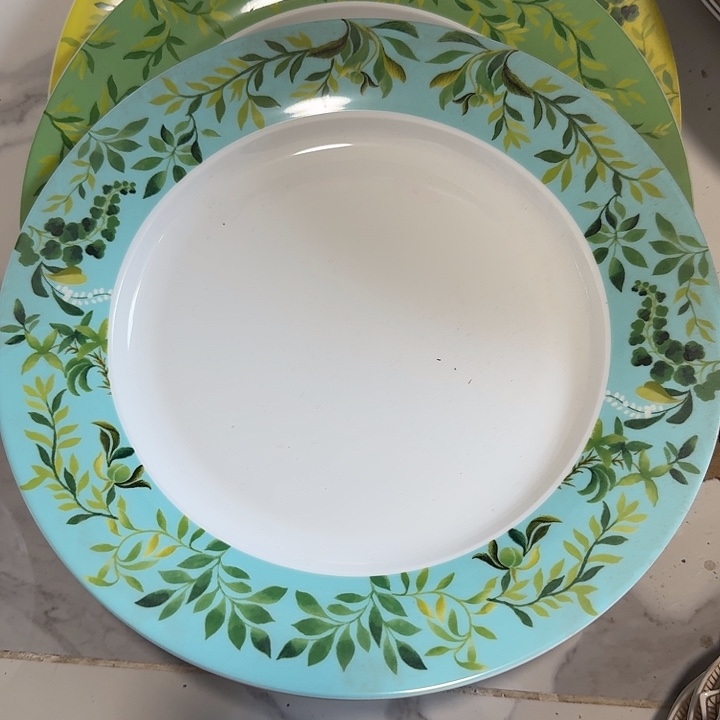 慢***读瓷10.5寸牛排盘75米三个