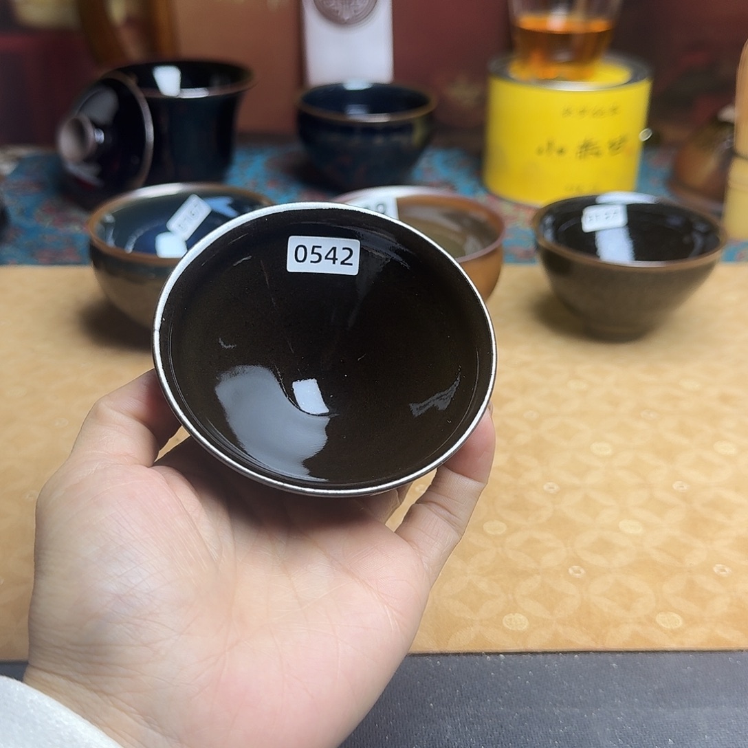 茶盏0542 柴烧手工主人杯