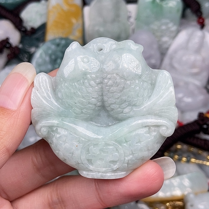 颈饰未镶嵌翡翠翡翠