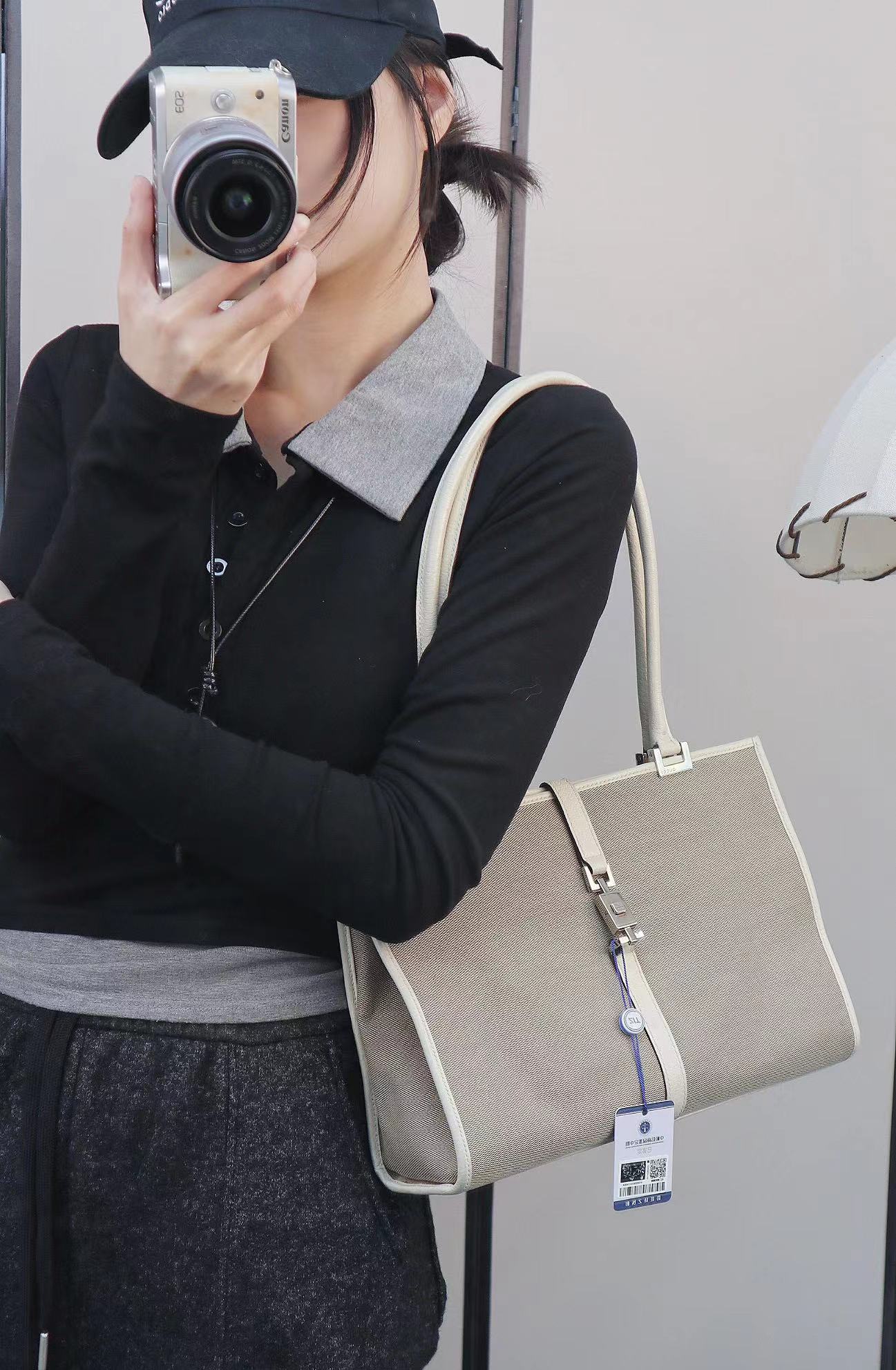 95新 GUCCI/古驰 Jackie奶白色单肩包手提包/秋境中古  00125