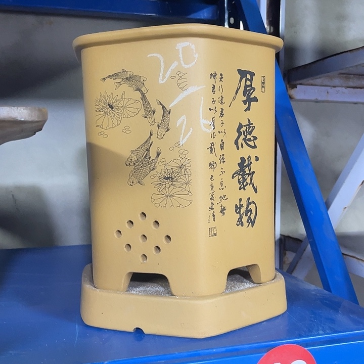 紫砂花盆紫砂等传统