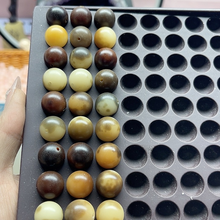 白玉菩提吊坠精品14皮蛋圆10卡灯牌宠20