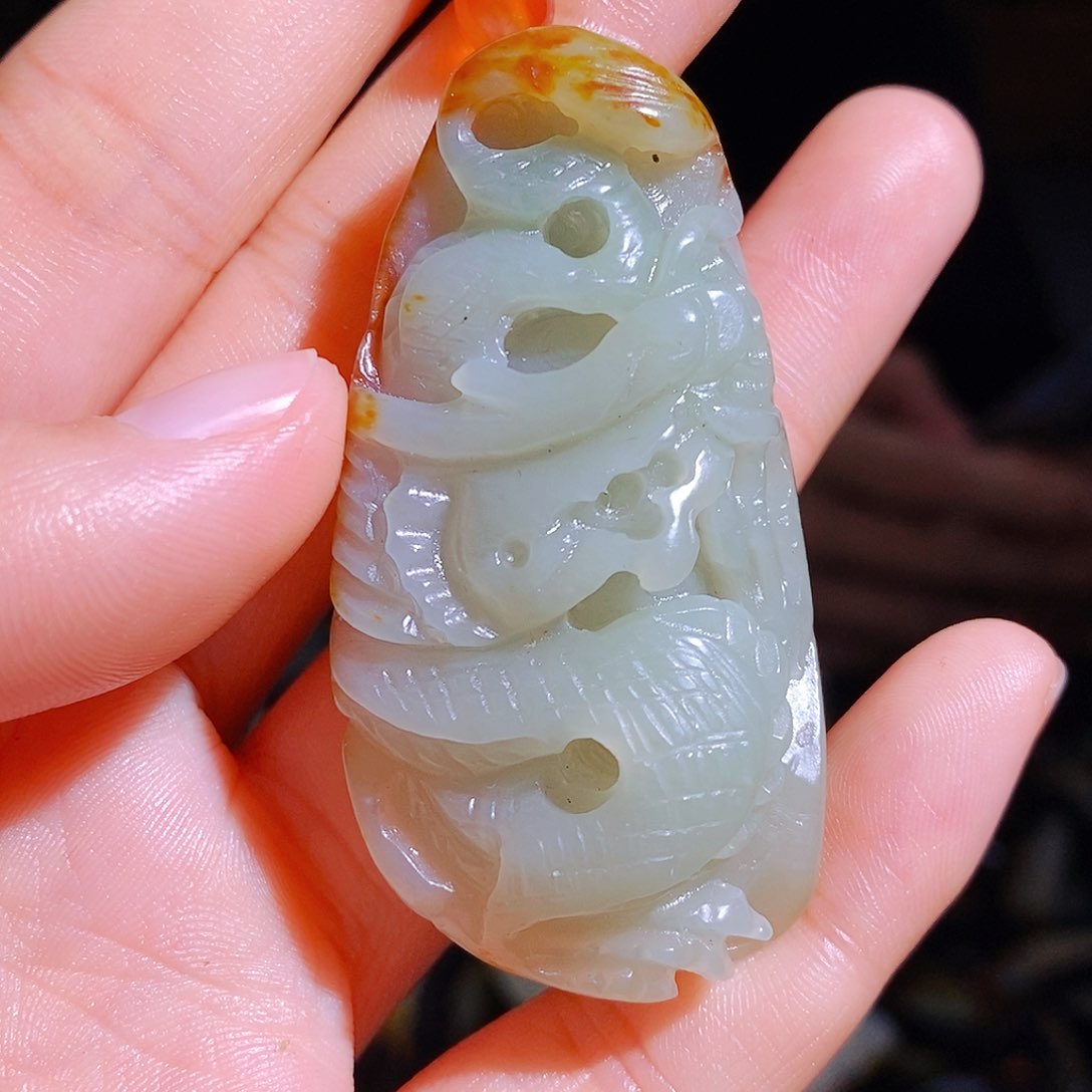 和田玉颈饰未镶嵌