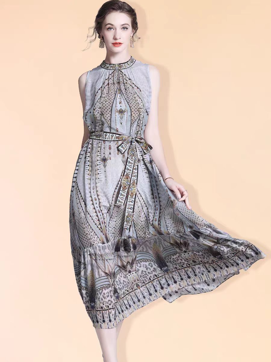 小琪（直播间过款扣号  非图片款）夏季时尚气质古风气质民族风裙