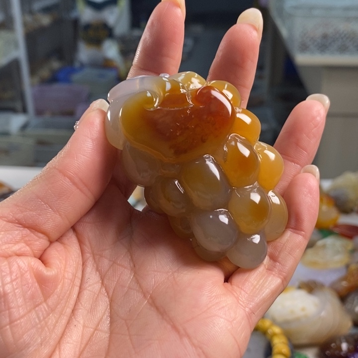 玛瑙/玉髓吊坠(不含链)未镶嵌