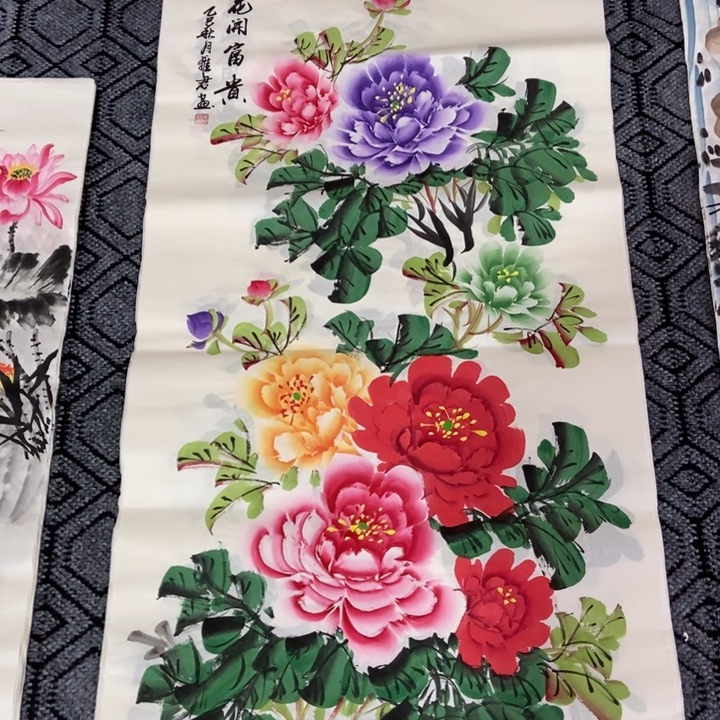 枕书斋画廊的直播间