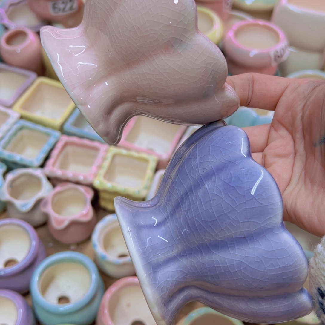 陶瓷花盆当场凑满12包邮