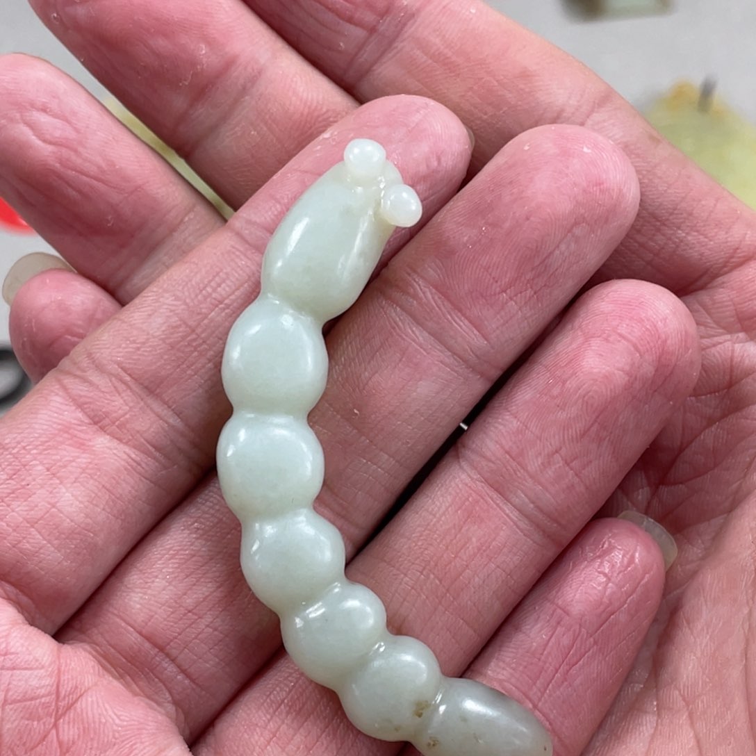 和田玉（糖玉）颈饰未镶嵌