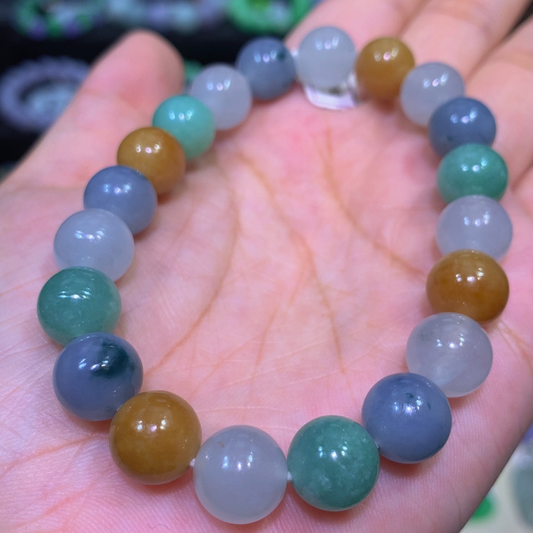 翡翠未镶嵌手链翡翠