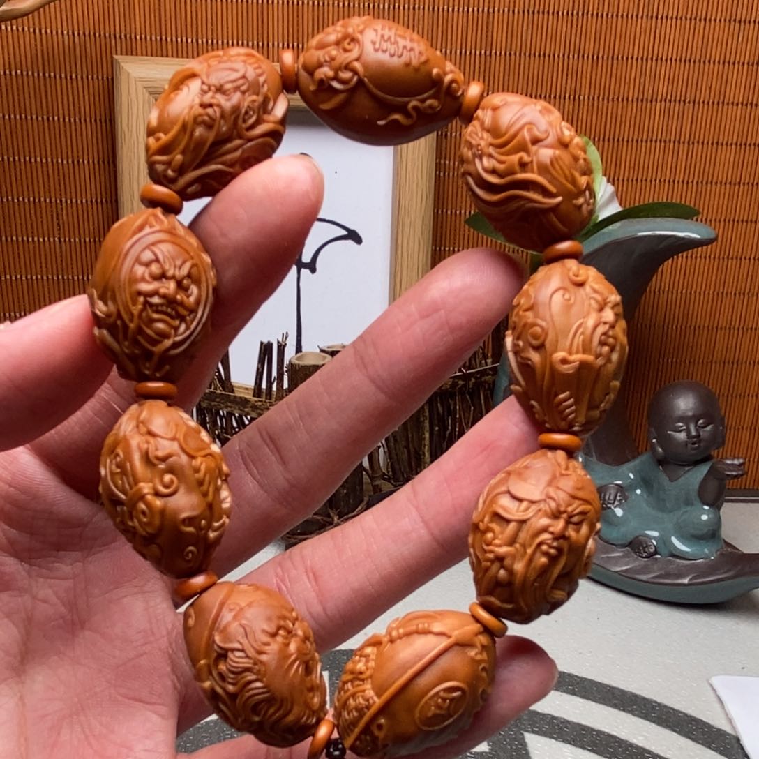 橄榄核手串/手链橄榄核雕工艺手串