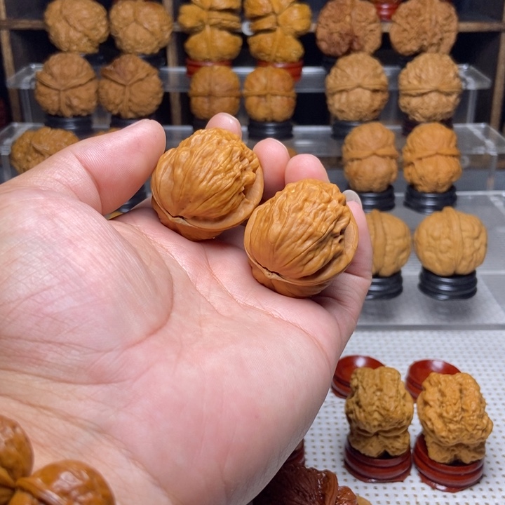 大***^吊坠文玩核桃4荷叶金蟾