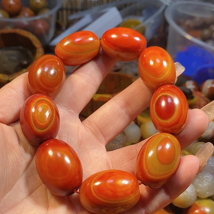 玛瑙/玉髓手链未镶嵌用****4